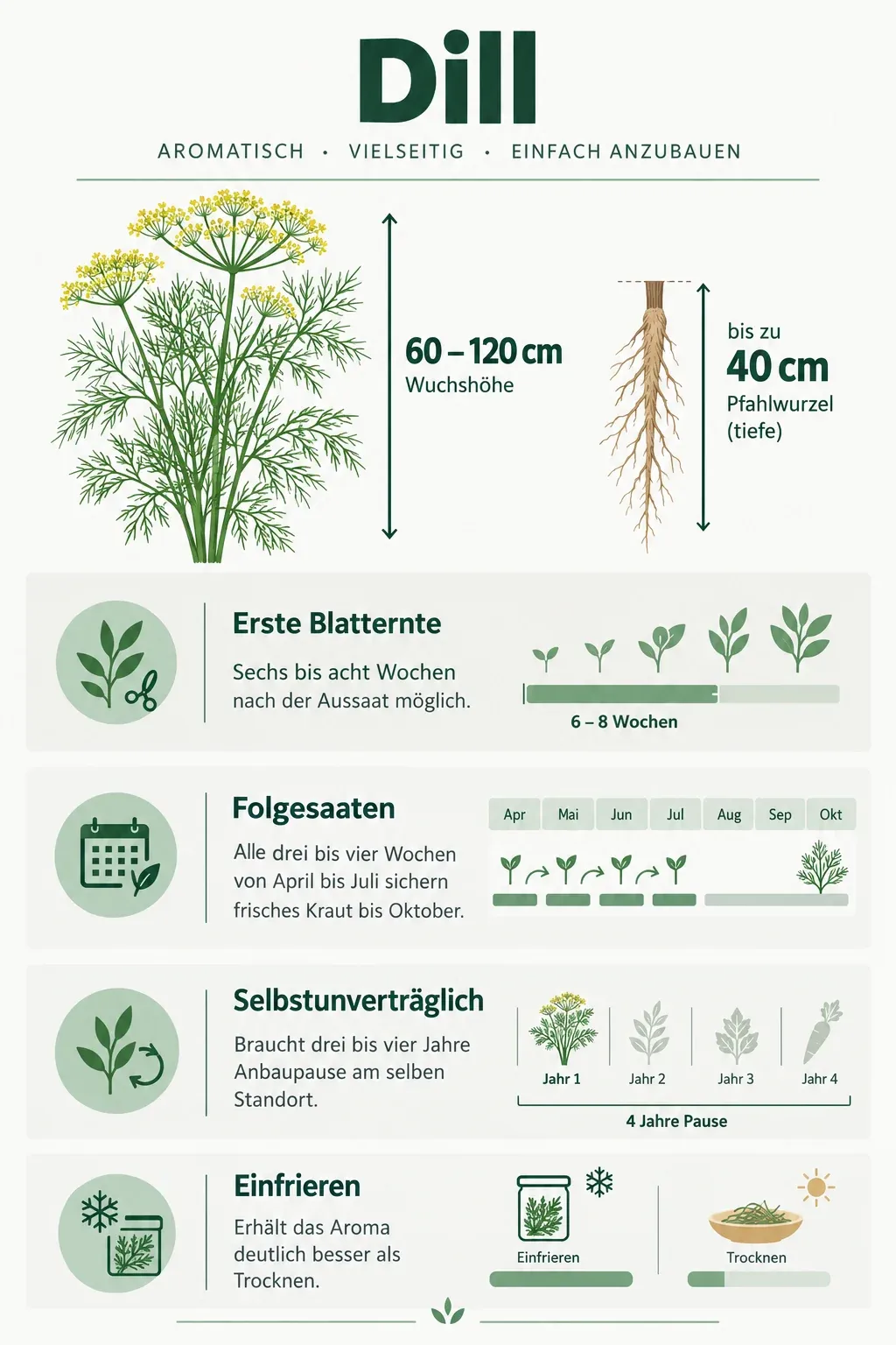 Dill: Infografik