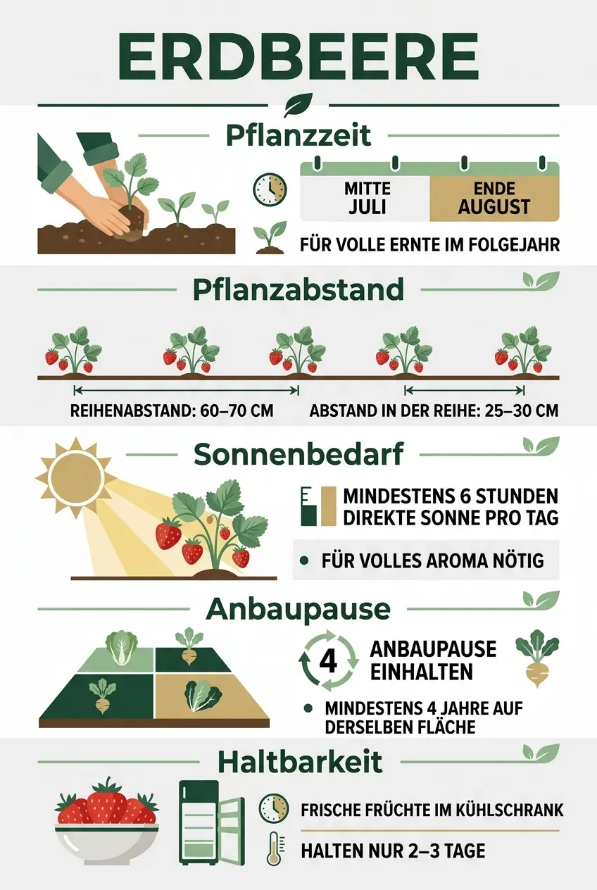 Erdbeere – Infografik