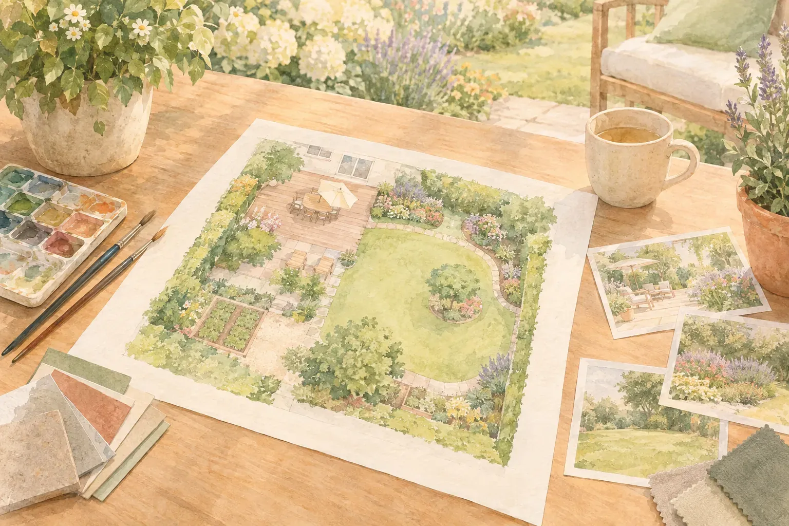 Garten Aufteilung Ideen: Zonen clever planen & gestalten