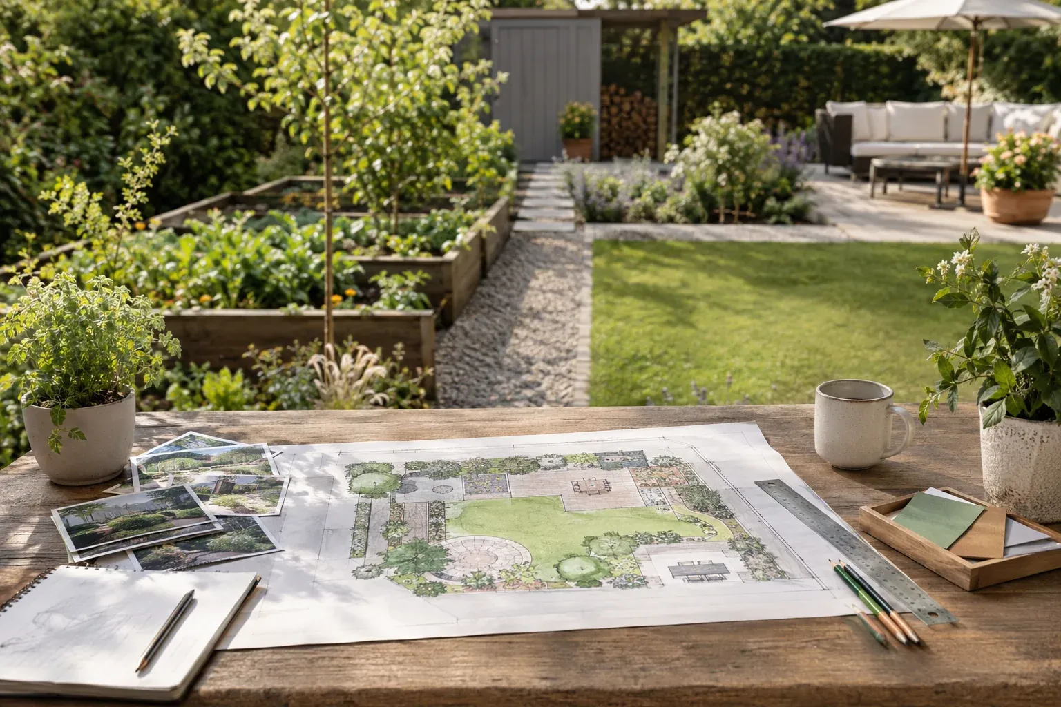 Garten Aufteilung planen: Schritt für Schritt zum Zonenplan