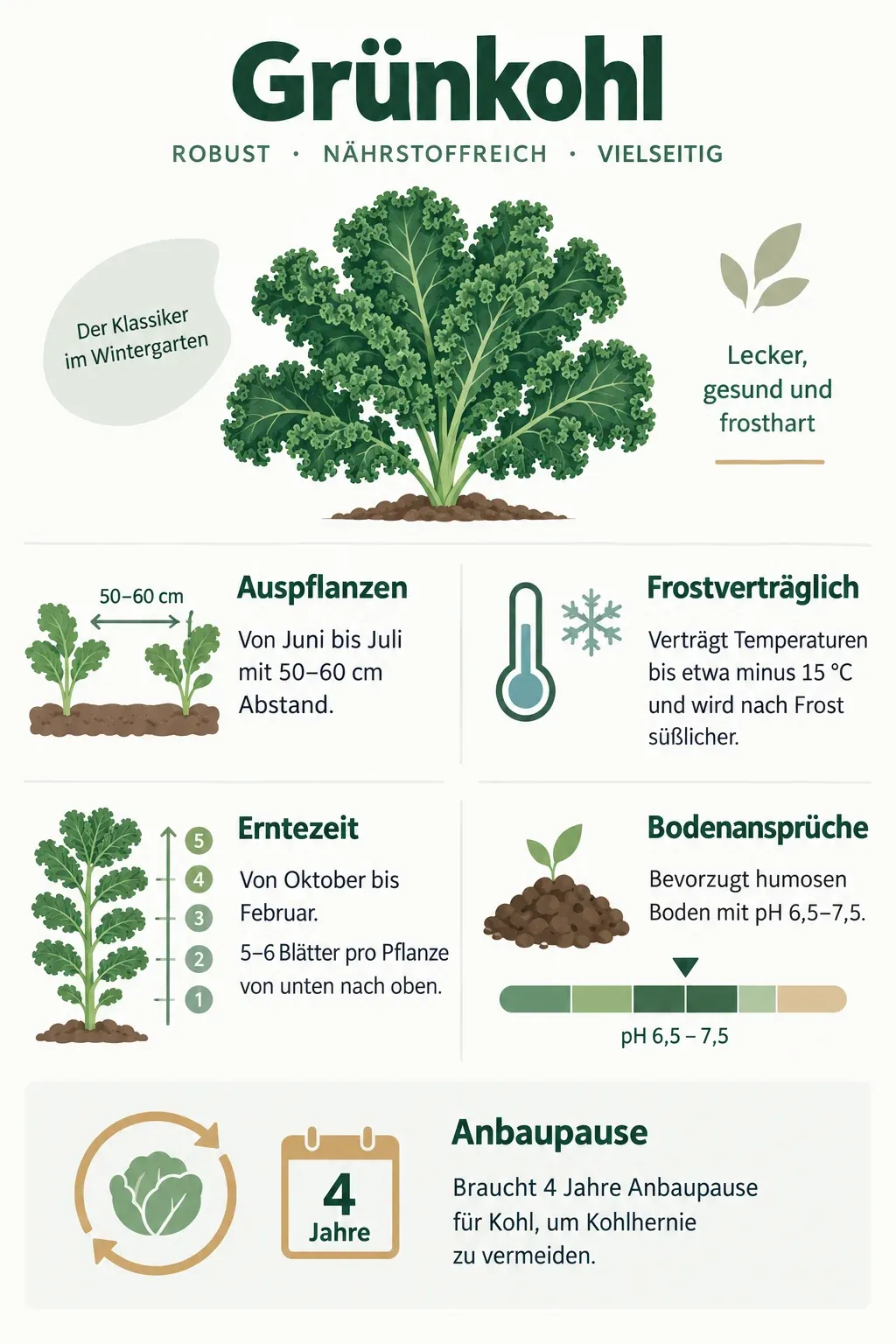 Grünkohl: Infografik