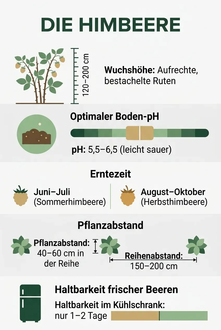 Himbeere – Infografik