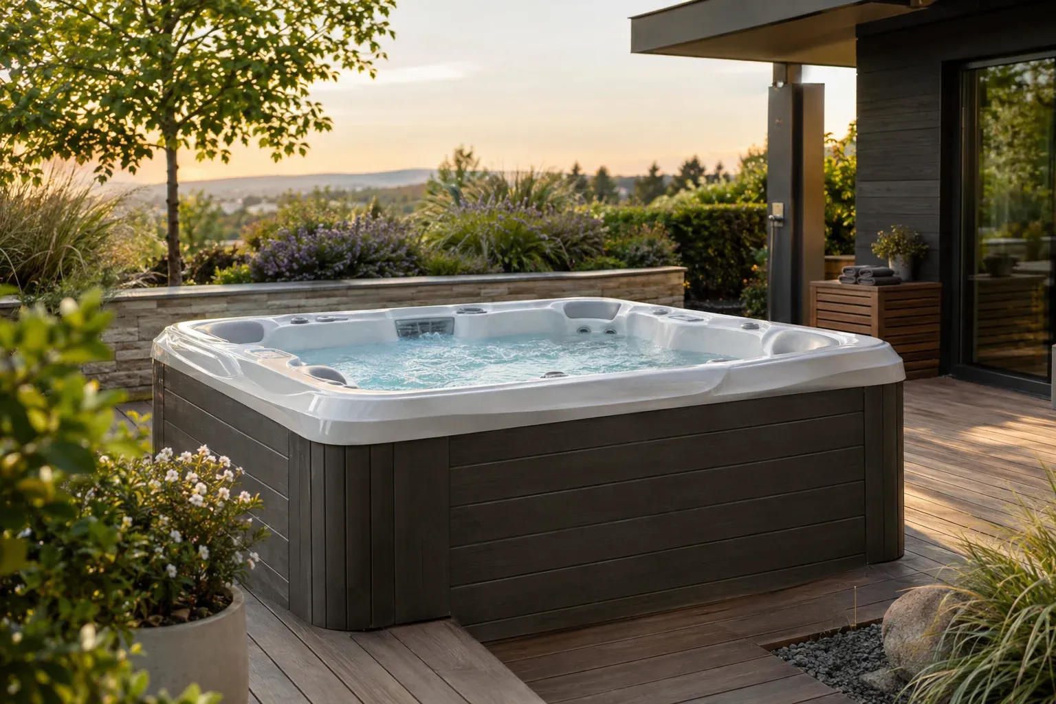 Jacuzzi im Garten: Worauf achten beim Modellkauf?