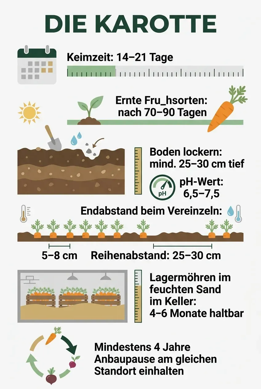 Karotte – Infografik