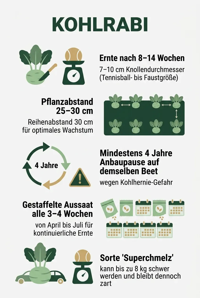 Kohlrabi – Infografik