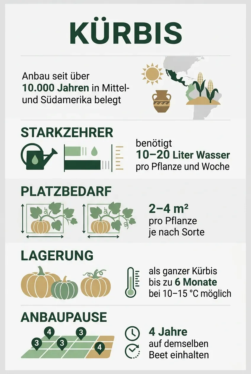 Kürbis – Infografik