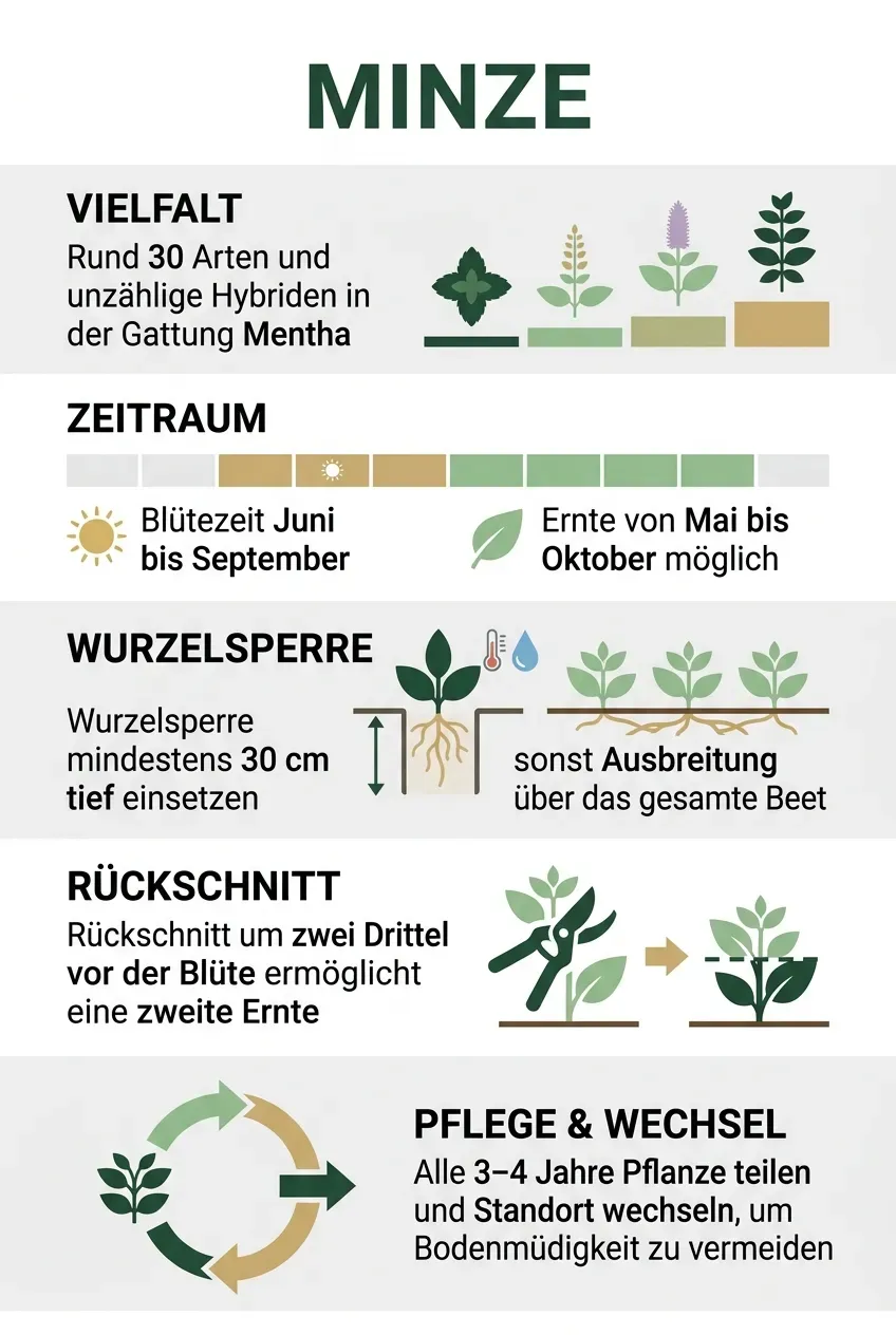 Minze – Infografik