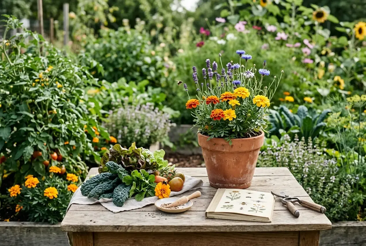 Mischkultur Gemüse und Blumen Tabelle: Nützlinge fördern und Schädlinge bremsen