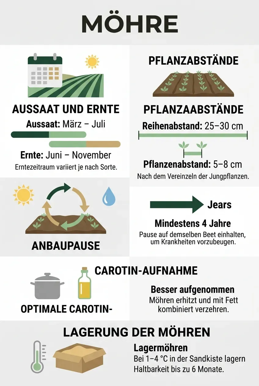 Möhre – Infografik