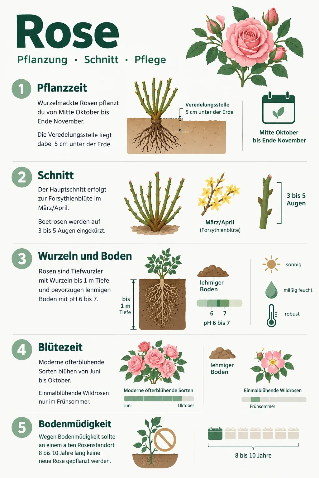 Rose: Infografik