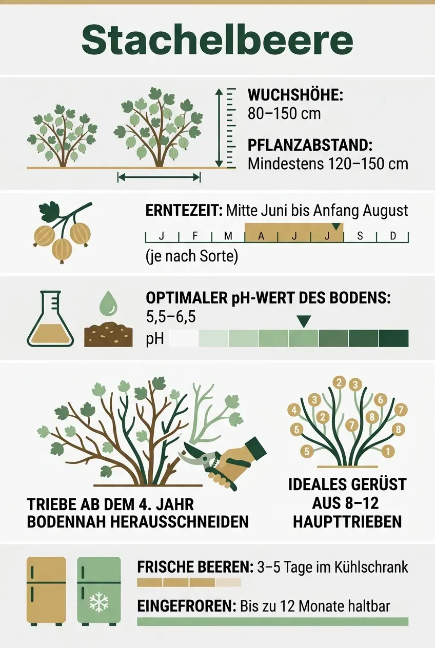 Stachelbeere – Infografik