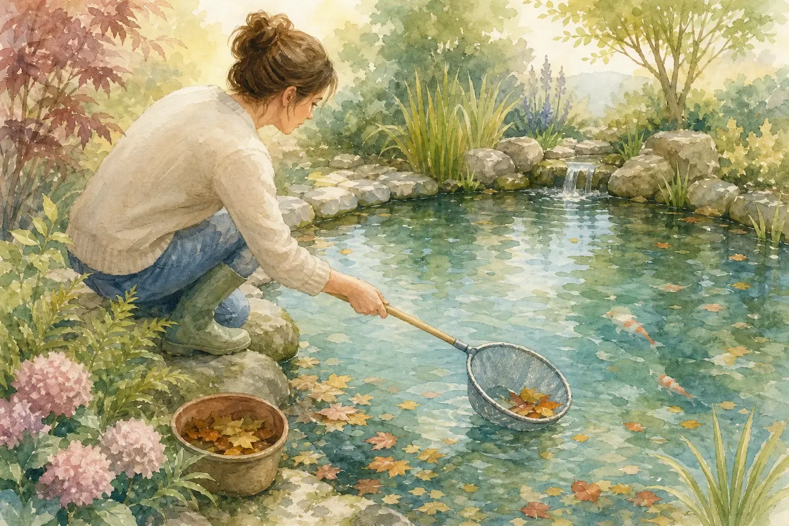 Teich reinigen: Schritt-für-Schritt zum klaren Wasser