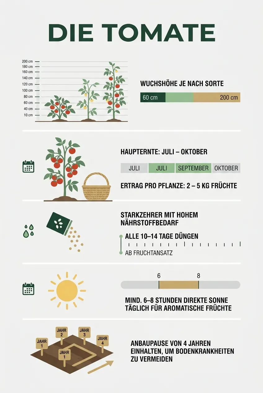 Tomate – Infografik