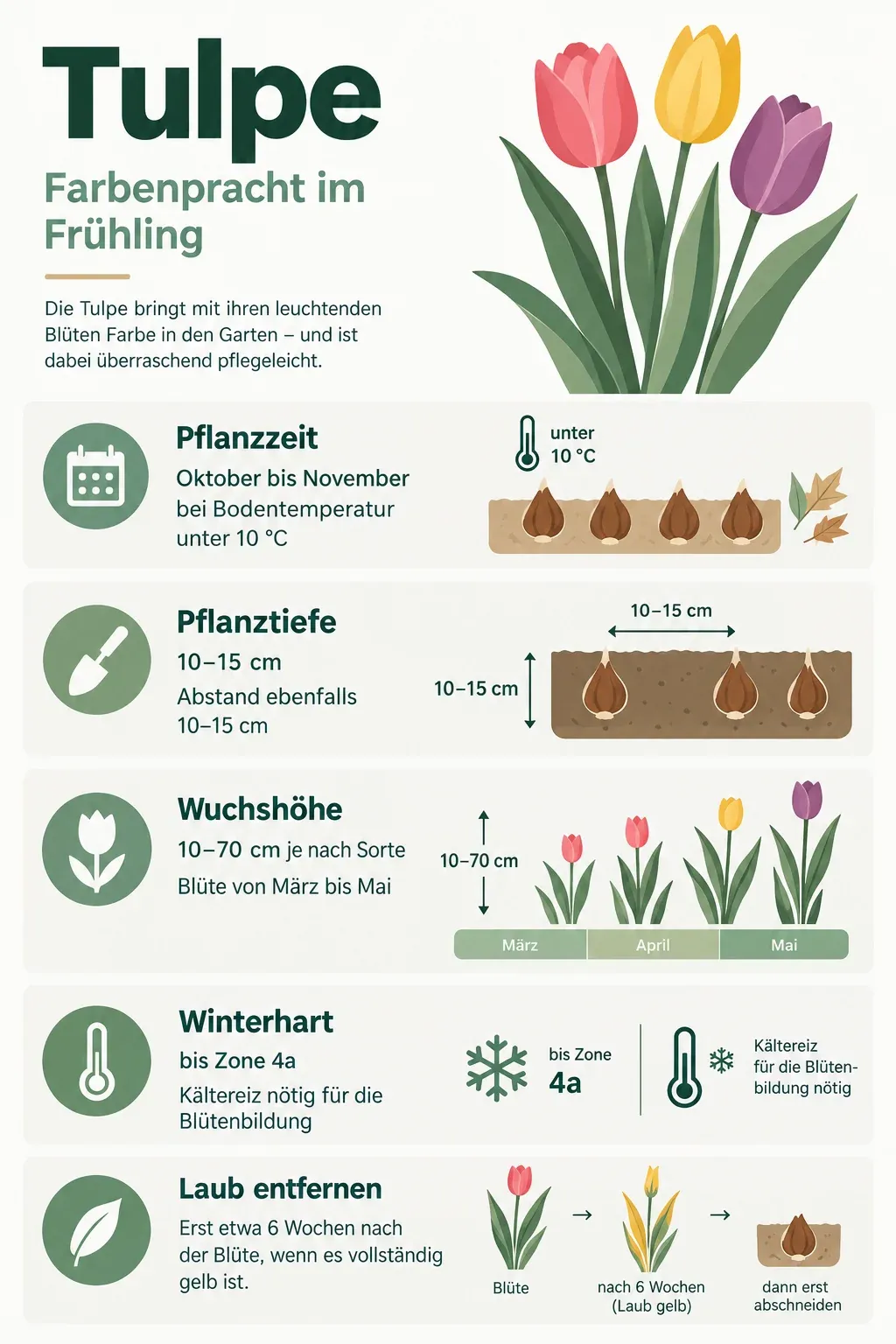 Tulpe: Infografik