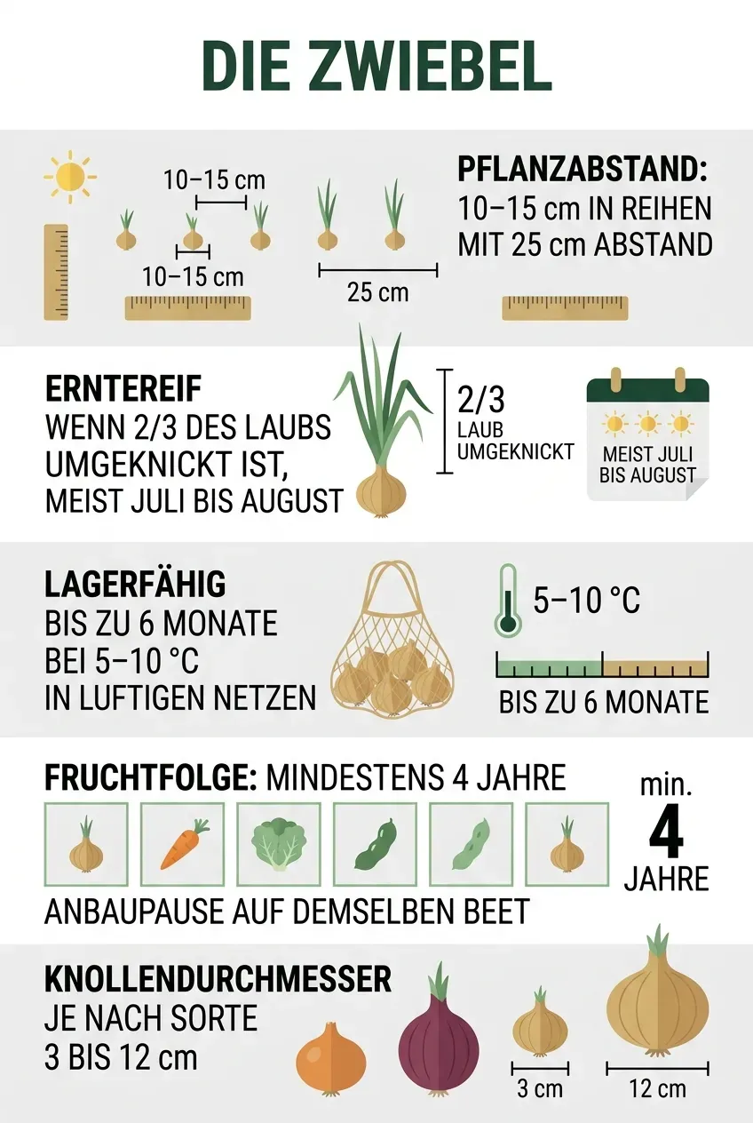 Zwiebel – Infografik